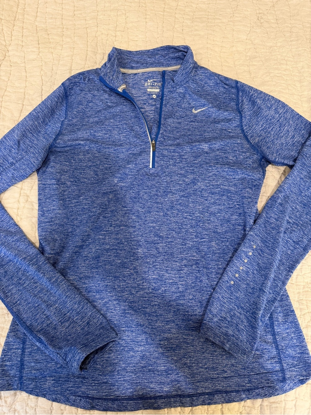 Nike Dri-Fit Blue Quarter-Zip Pullover (Women’s)